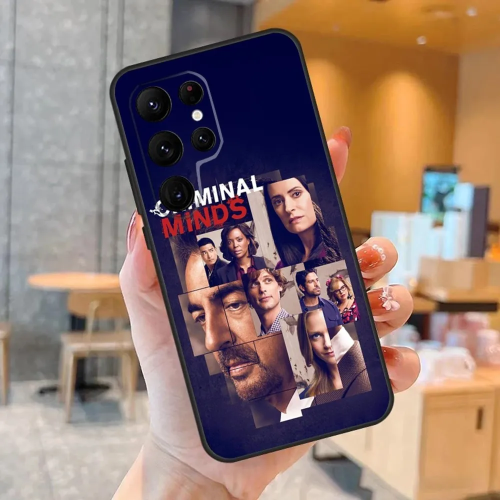 TV C-Criminal M-Minds Phone Case For SamsungS23,S22,S21,S20 Ultra Pro S10,S30Plus,S9,20lite Ultra Black Cover