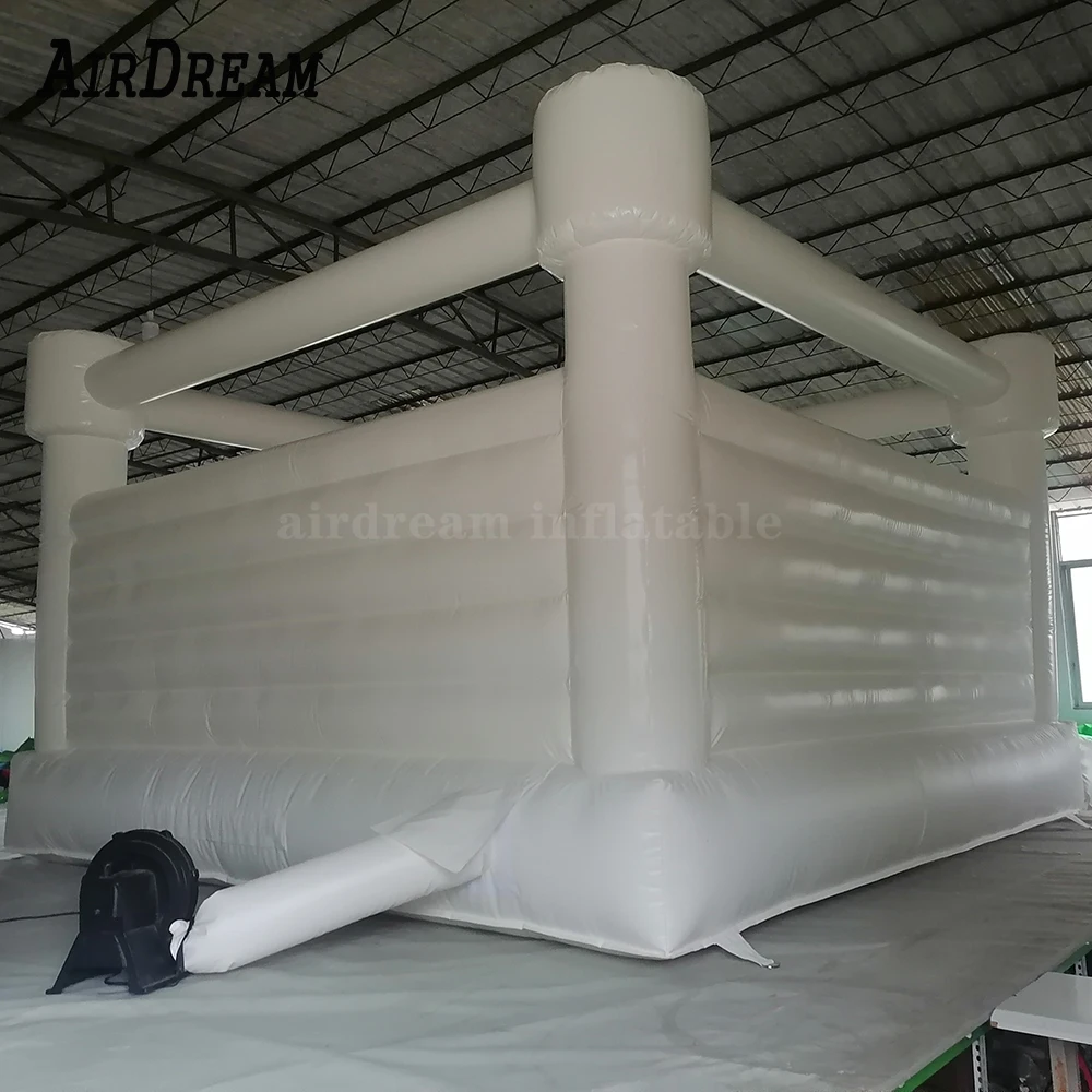 Outdoor Jumping Bounce Inflatable Wedding Bouncy Castle White Bounce House jumper bouncer For Adults And Kids party events use