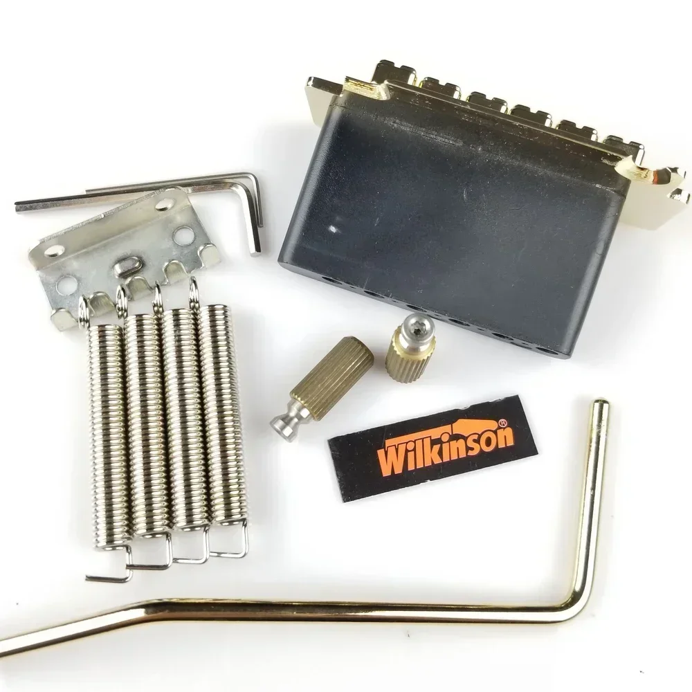 

Hot Sale--*"Wilkinson WVS50K Vintage Tremolo System - With Satin Saddles, Chrome/Silver/Gold (Upgrade For Smooth Vibrato)"*