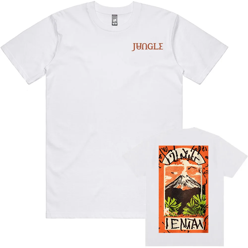 Jungle Volcano Art T-Shirt Summer Short Sleeve Cotton O-neck Tshirts Fashion Loose Casual Hip Hop Streetwear Unisex Print Merch