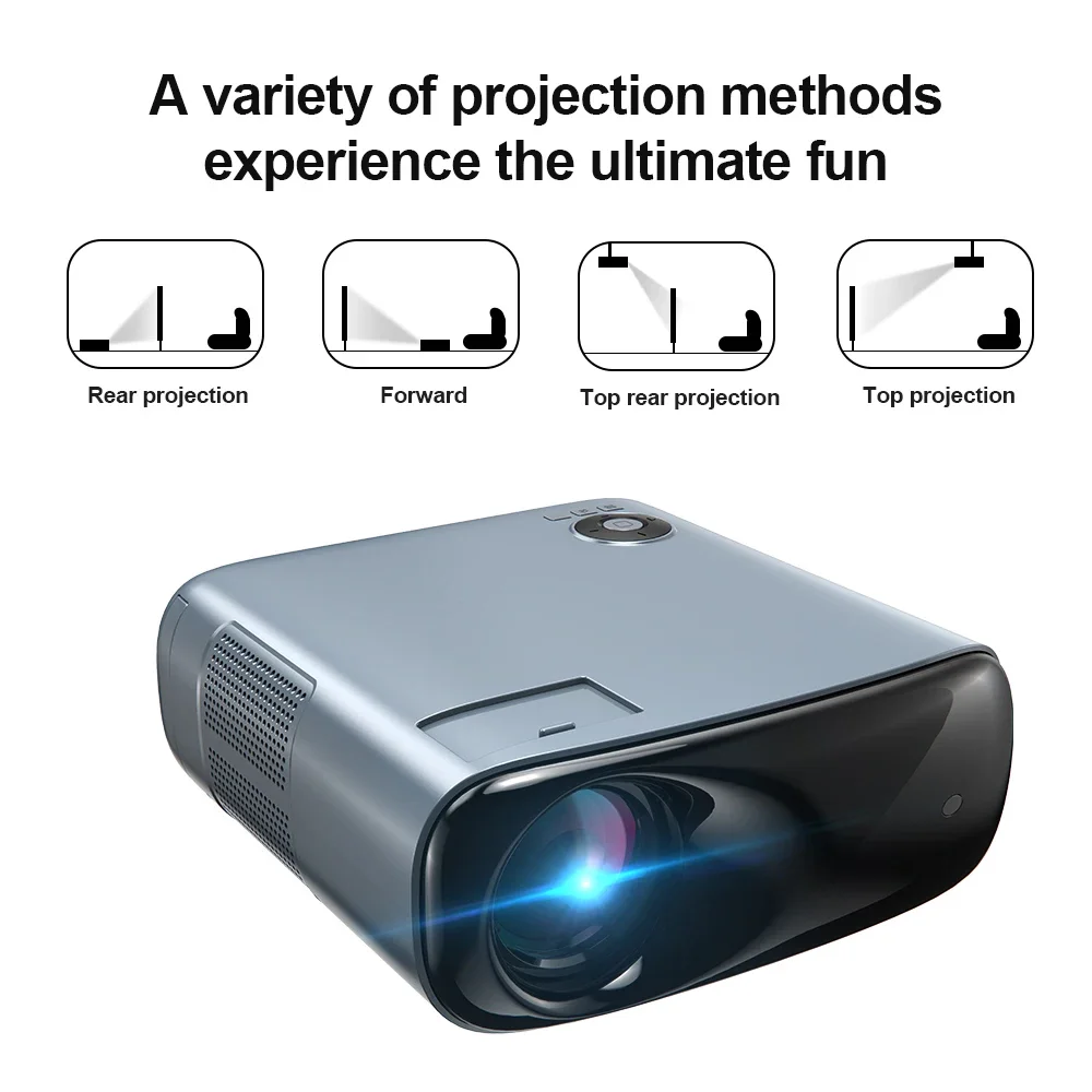 Nieuwe A70 Smart Home Video Projector 4K Ondersteuning Full Hd Digitale Draadloze Android 300 Inch 5G Wifi 900 Ansi Projector