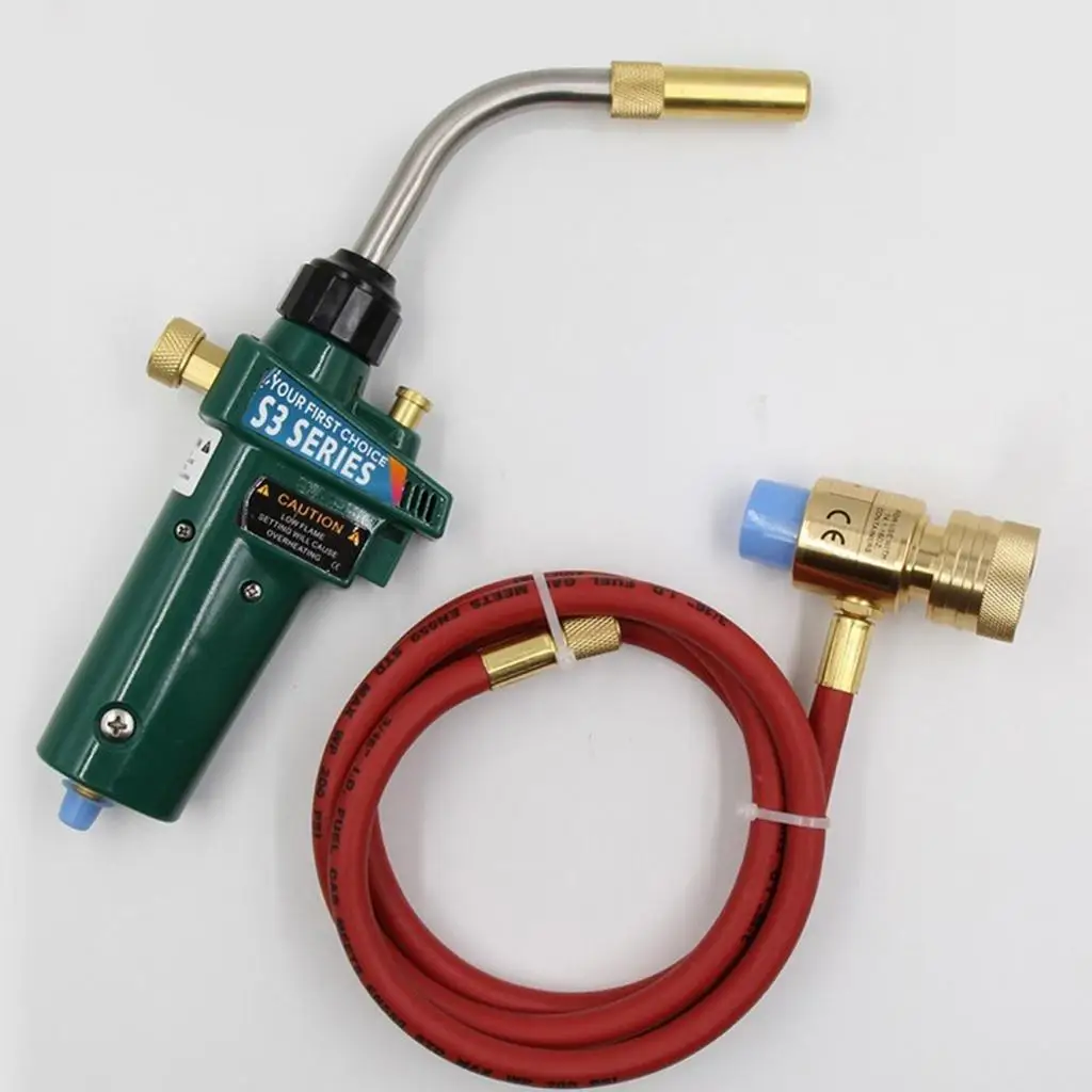 Gas Self Ignition Turbo Torch Propane Welding Holder Copper Pipe Flaring Tool for Plumbing HVAC