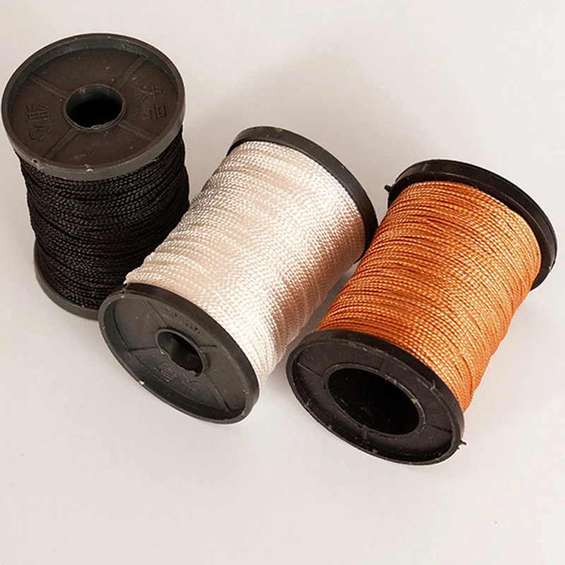 1Roll 50M Nylon Tire Thread Shoe Thread Cast Net Thread Super Tensile Fishing Thread Nylon Line Braided Rope Woven Net Thread