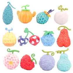 12pcs/set One Piece Devil Fruit Figures Pvc Model Toys