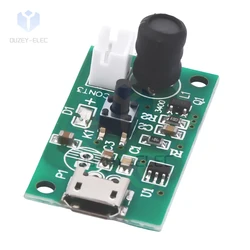 DC 5V Ultrasonic Mist Maker Atomizer Module USB Humidifier Atomization Plate Circuit Board Atomization Module with Timing Switch