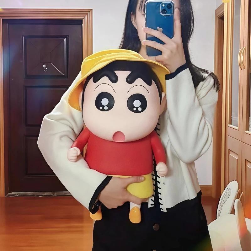 40cm Sin Chan Crayon 1:1 personaje de dibujos animados Extra grande modelo externo juguete muñeca Norishinouke accesorios regalo de cumpleaños