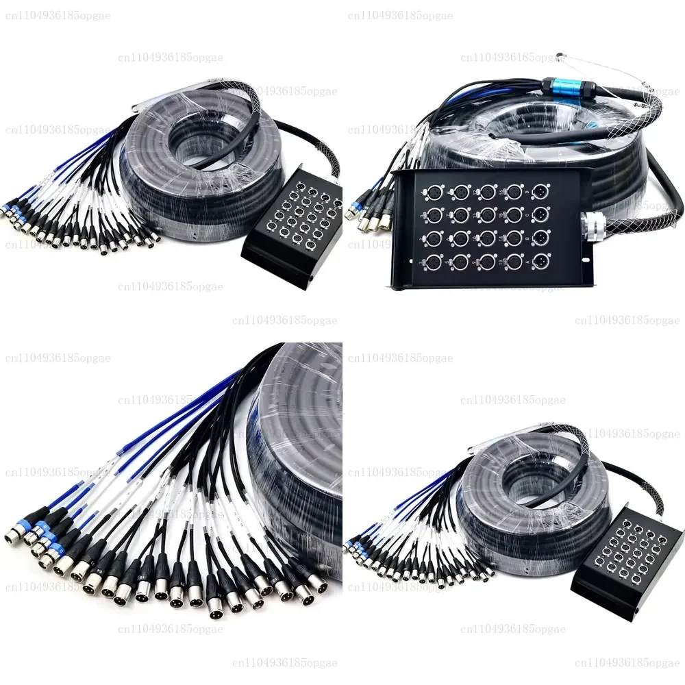 20 Multi-channel Audio Signal Cable Junction Box 20 Cable Stage Lighting Performance Cable