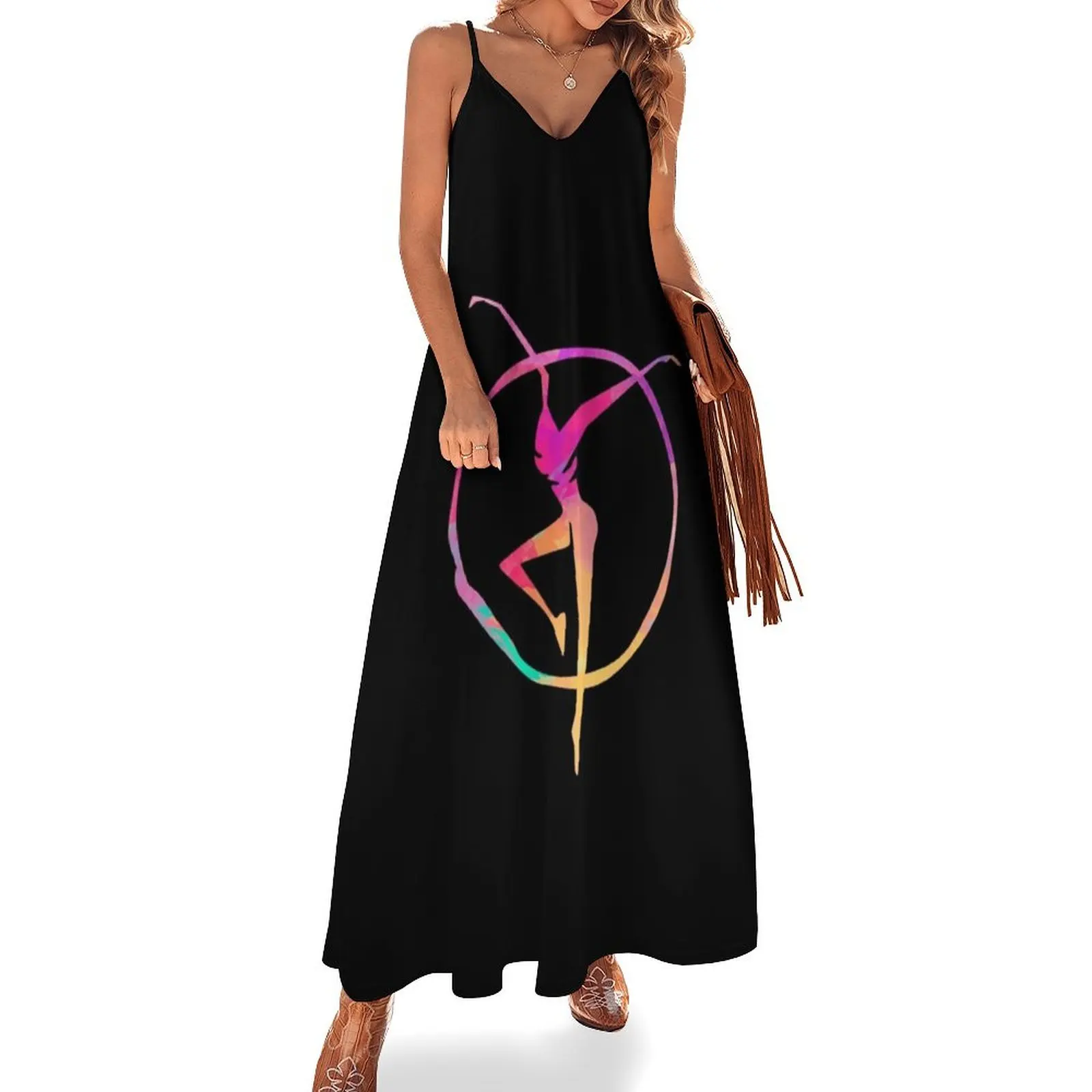 

DMB Colorfull Logo Graphic Sleeveless Dress women's evening dresses 2025 beach outfits for women