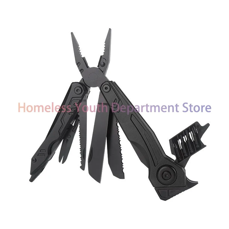 Stainless steel folding tool pliers bottle opener multi-function pliers
