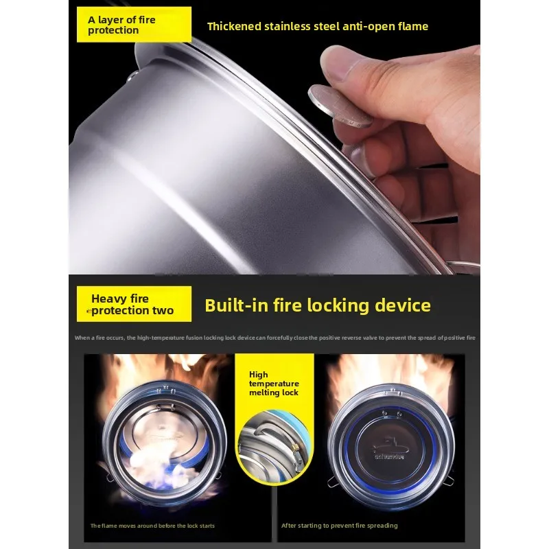 Submarine stainless steel range hood check valve kitchen special flue exhaust pipe high temperature check valve universal