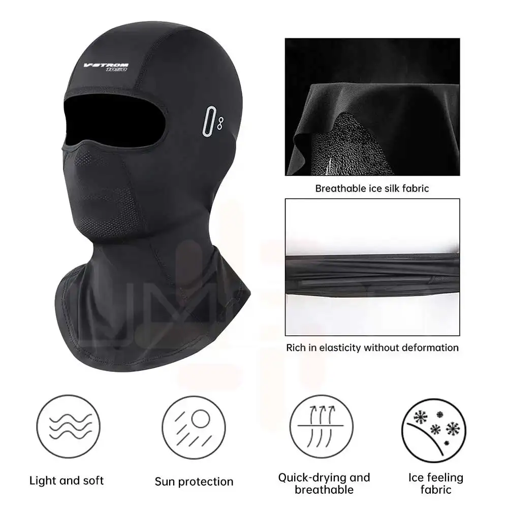 Boné de ciclismo verão resfriamento motocicleta balaclava chapéus sol proteção uv bicicleta corrida para suzuki vstrom1050