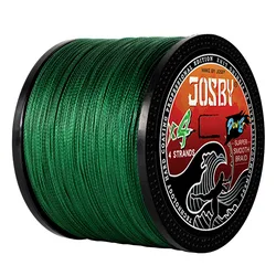 JOSBY Braided Fishing Line 4 Strand 1000M 500M 300M 100M  Carp PE Wire 8LB-80LB Japanese Sea Saltwater Cord