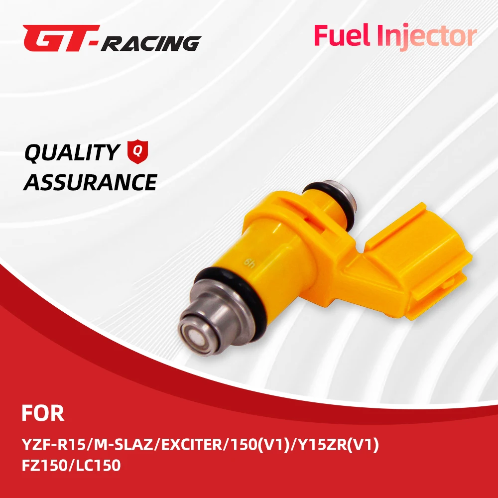 GT RACING Brandstofinjector Nozzle voor Nmax155 YZF-R15 FZ150 LC150 Exciter150(V1) Y15ZR(V1) 140-300cc (8/10/12 Gaten) 5D7-E3761-00