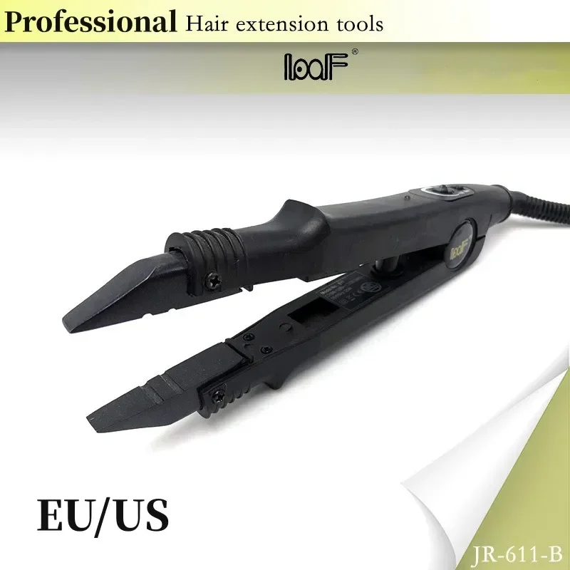 Professional Constant Heat FLAT PLATE Fusion Hair Extension Keratin Bonding Salon Tool Heat Iron Wand Heat Hair Connector JR-611