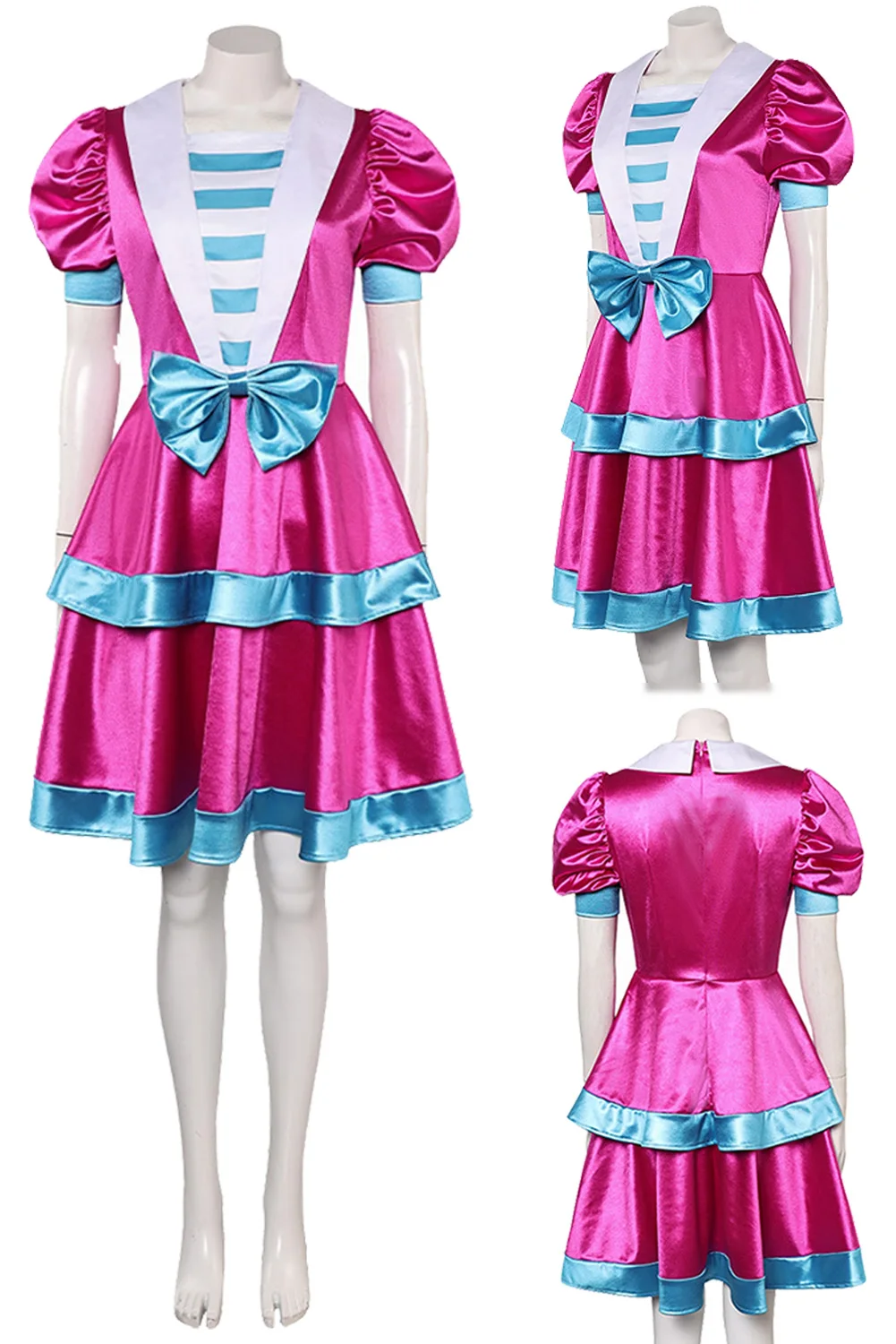 Movie Inside Cos Out 2 Riley Cosplay Dress Costume Women Disguise Rose Dress Fantasia Outfits Girls Sweet Skirts Halloween Suit