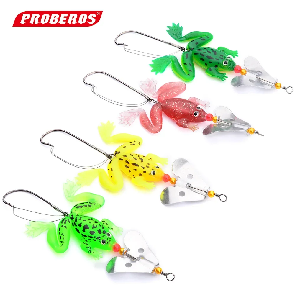 

low price 6.2g/9cm classic new road 4pcs/lot soft baits bait culter special DW1245 fishing lure Artificial hook Frog lures