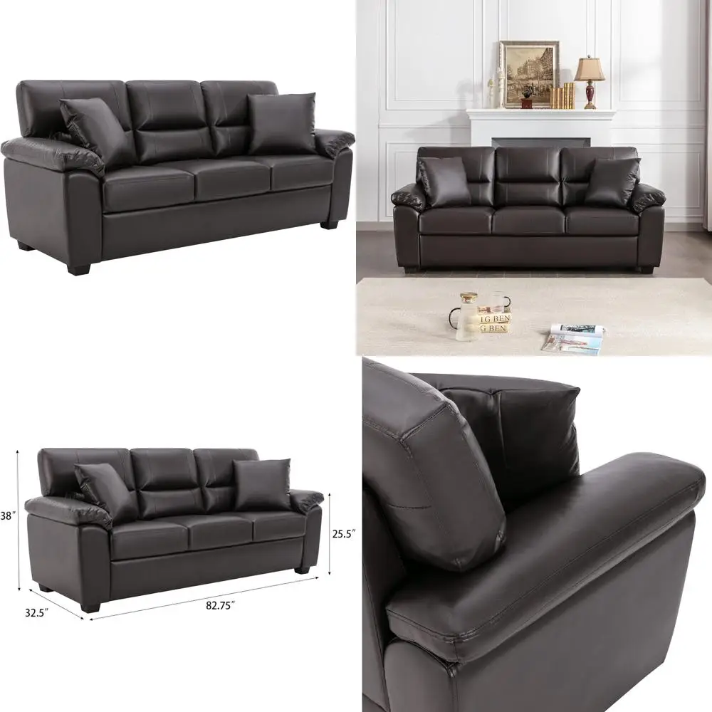 

luxury modern faux leather sleeper sofa for comfortable living spaces