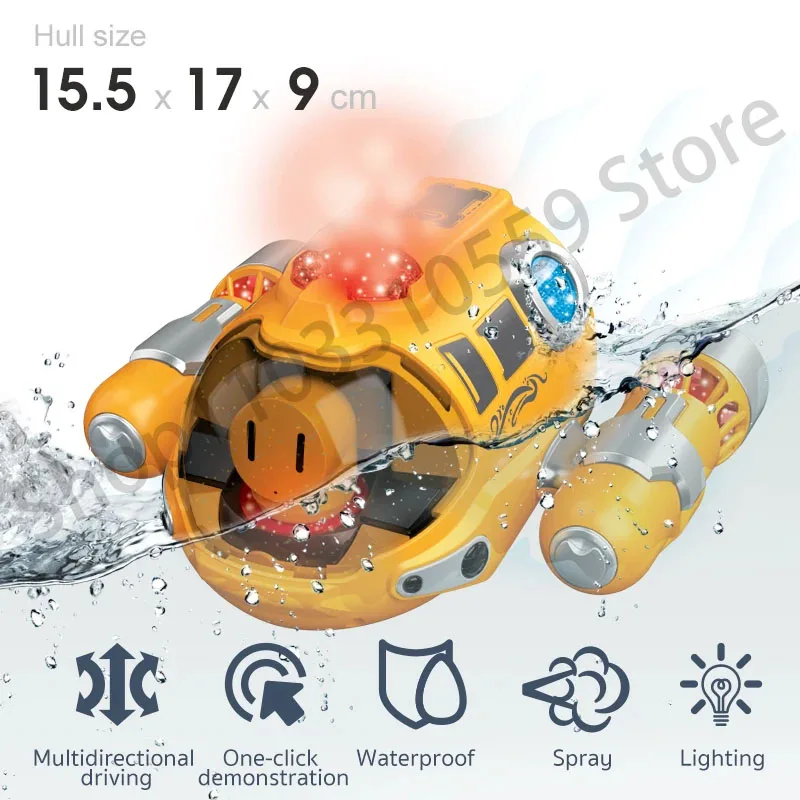 

Summer Spray Boat High Speed Power Waterproof Swimming Pool Spraying Motorboat For Boys And Girls Children's Gift