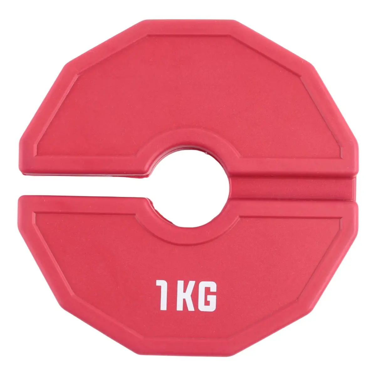 [MEGAL SALE]1Pcs Gym Micro-Type Plates Dumbbell Fractional Weight Plate Rubber Fractional Weight Plates Add-on Change Red 1KG