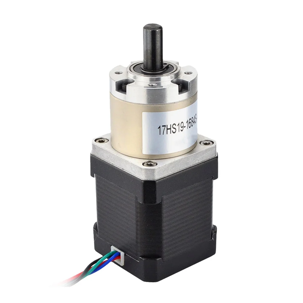 

Ratio 19:1 NEMA17 Geared Motor Stepper Motor With Planetary Gearbox 17HS19-1684S-PG19