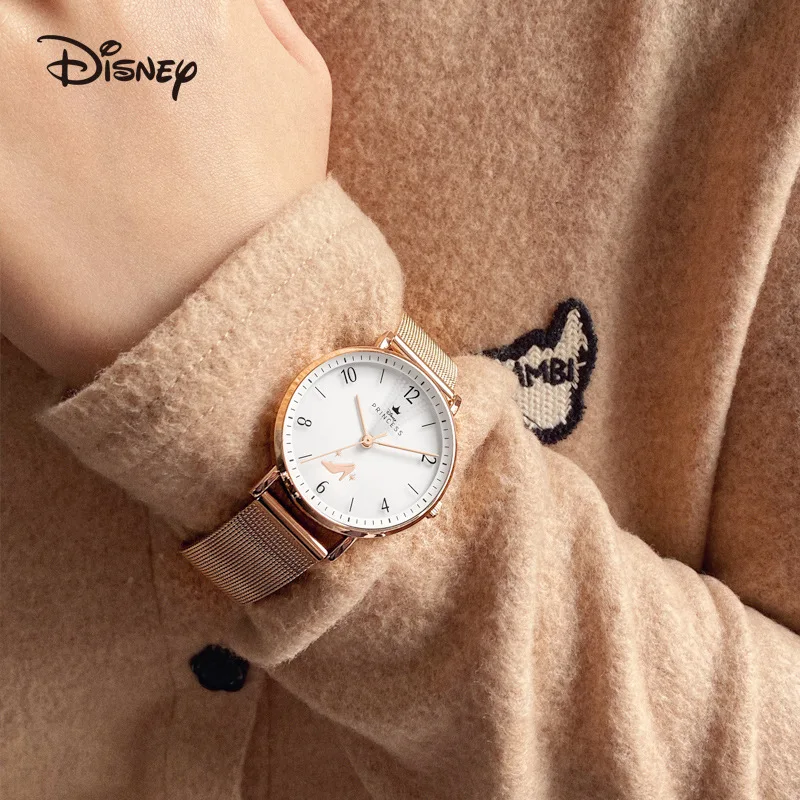 

Оригинальные наручные часы Disney, простые модные часы из коллекции Princess, уникальные женские кварцевые часы с часовой стрелкой, 299/339 Special