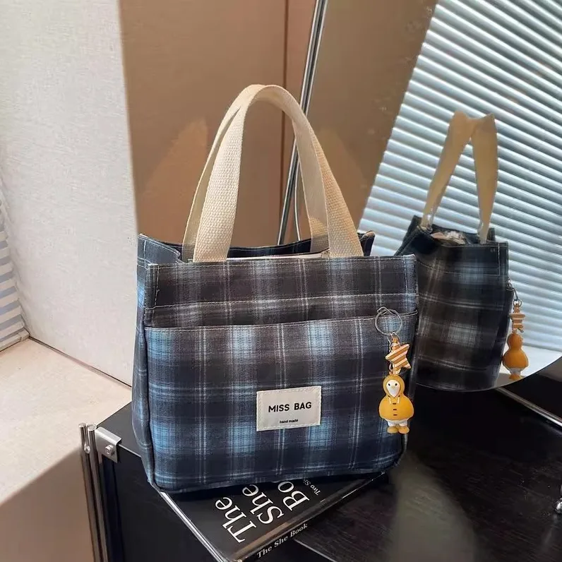 

Retro Handbag Commuter Work Bag Outing Small Handbag Mommy Bag Lunch Box Handbag Soft Handle Casual Simple Sle Ladies Bag