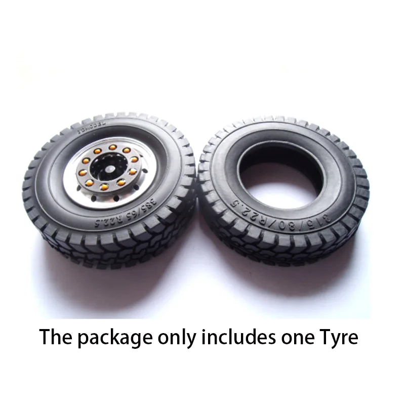 

JDMODEL RC Rubber Tyre for 1/14 Tractor Truck Remote Control Construction Cars DIY Model Accessories Toy TH22597