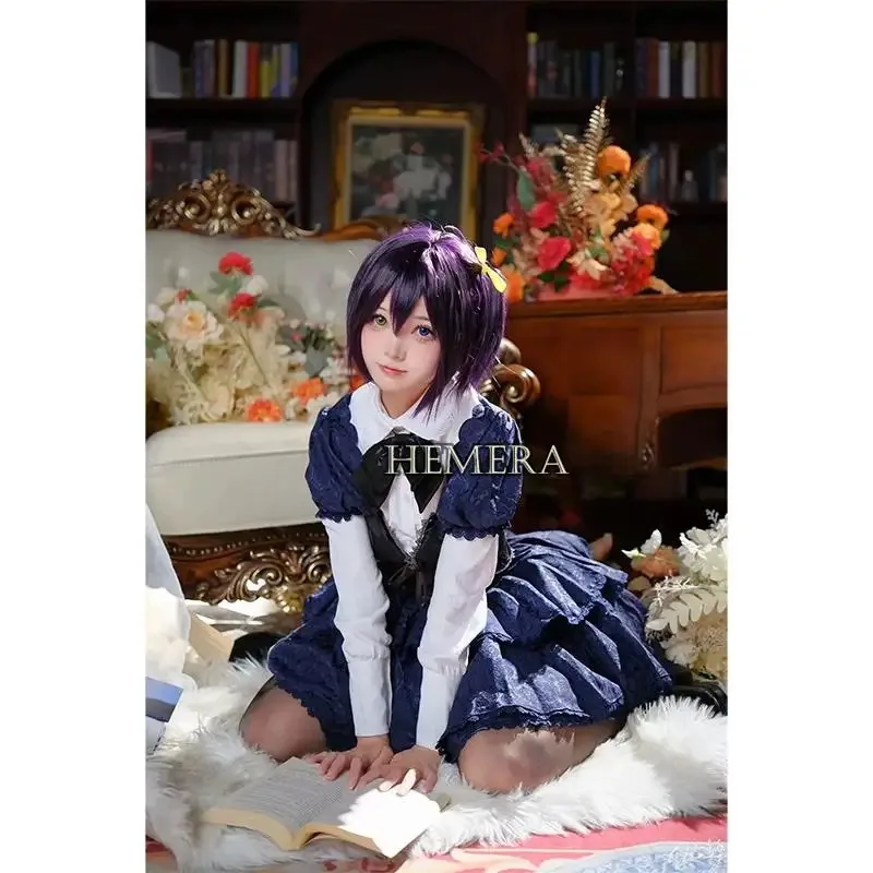 

Аниме Love Chunibyo & Other Delusion Takanashi Rikka Косплей Костюм Лолита Платье kawaii Костюмы на Хэллоуин для женщин; 2'k, 8;c'