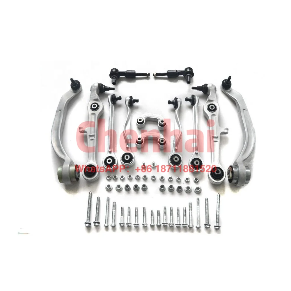 8E0498998 High Performance Full Set  suspension parts Aluminum control Arm Kit For A0 A4 b7 2000-2004