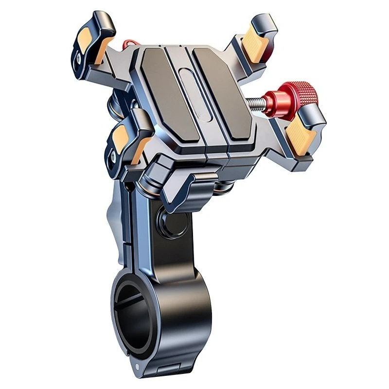 Motorcycle Mobile Phone Holder Electric Vehicle Holder Bicycle Pedal Holder Aluminum Alloy Shock Absorbing Mobile Phone