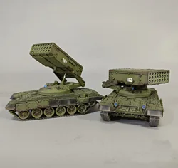 1/72 Russian TOS-1 self-propelled rocket launcher with rotatable turret. The finished model.