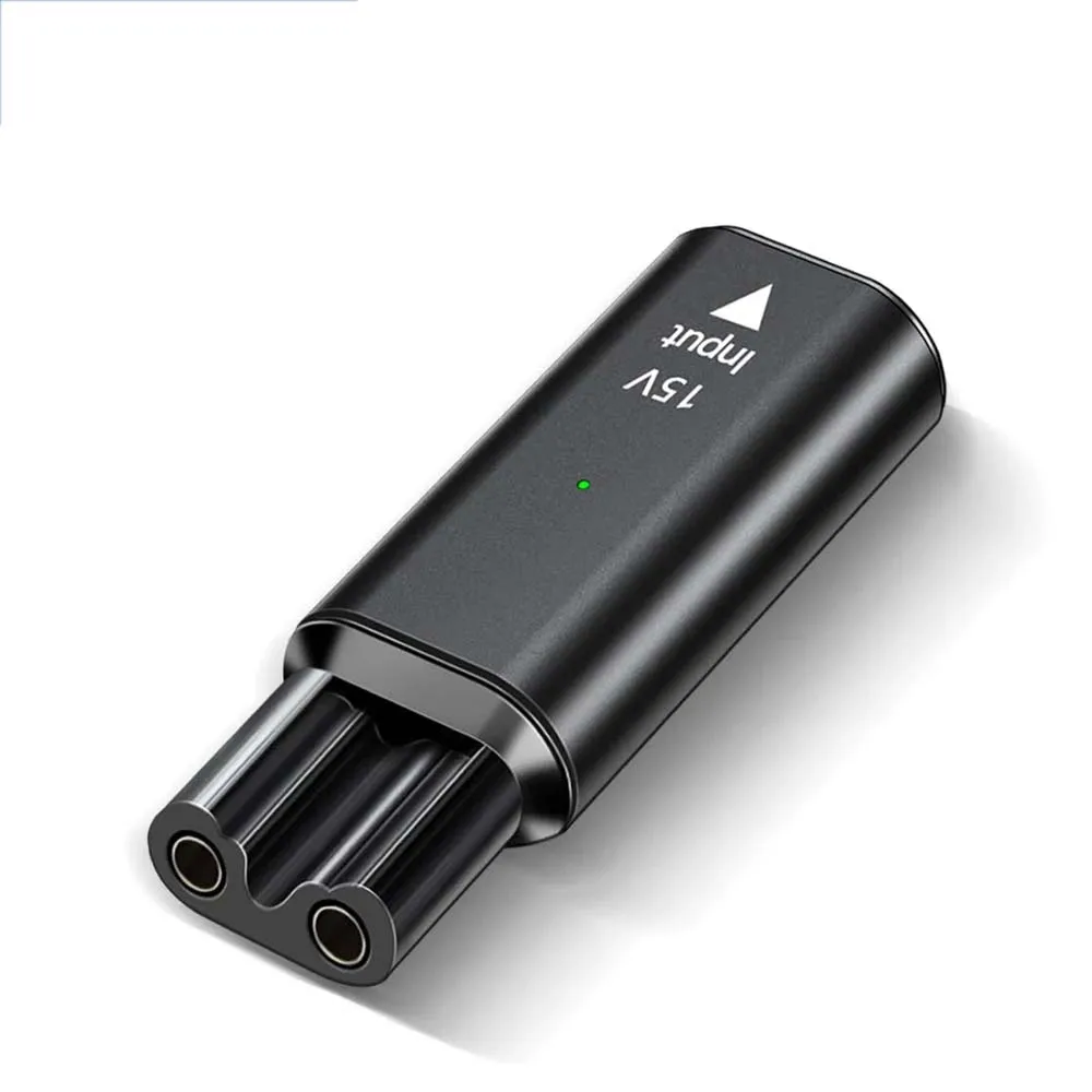 15V HQ8505 Type-C Shaver Adapter Charging Converter for Philips  One Blade QP6520 QP6530 QP6510 Electric Beard Trimmer