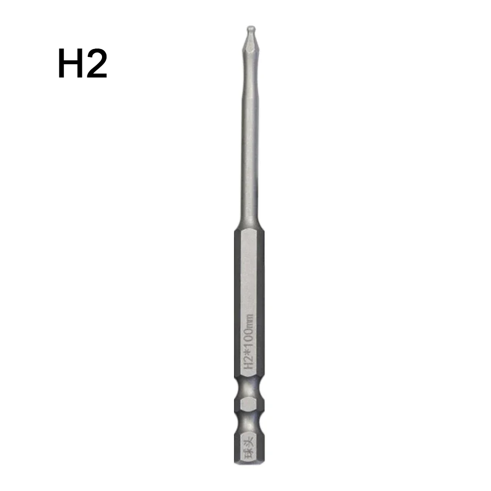 

Construction Screwdriver Bit 3.93 Alloy Steel Ball End Screwdriver Bit Ball Head Hexagon Screwdriver Bit Silver