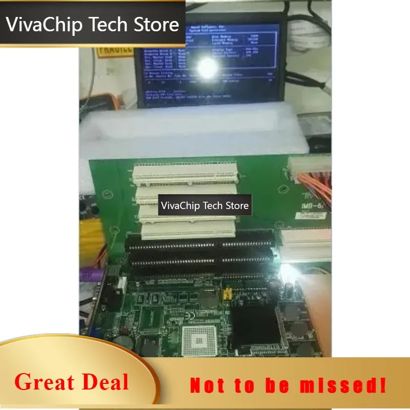 VivaCTPCA-6741 IPC Board PCA-6741F Rev.A2 ISA Slot Industrial Motherboard Half-Size CPU Card PICMG1.0 Mainboard With CPU RAM No-