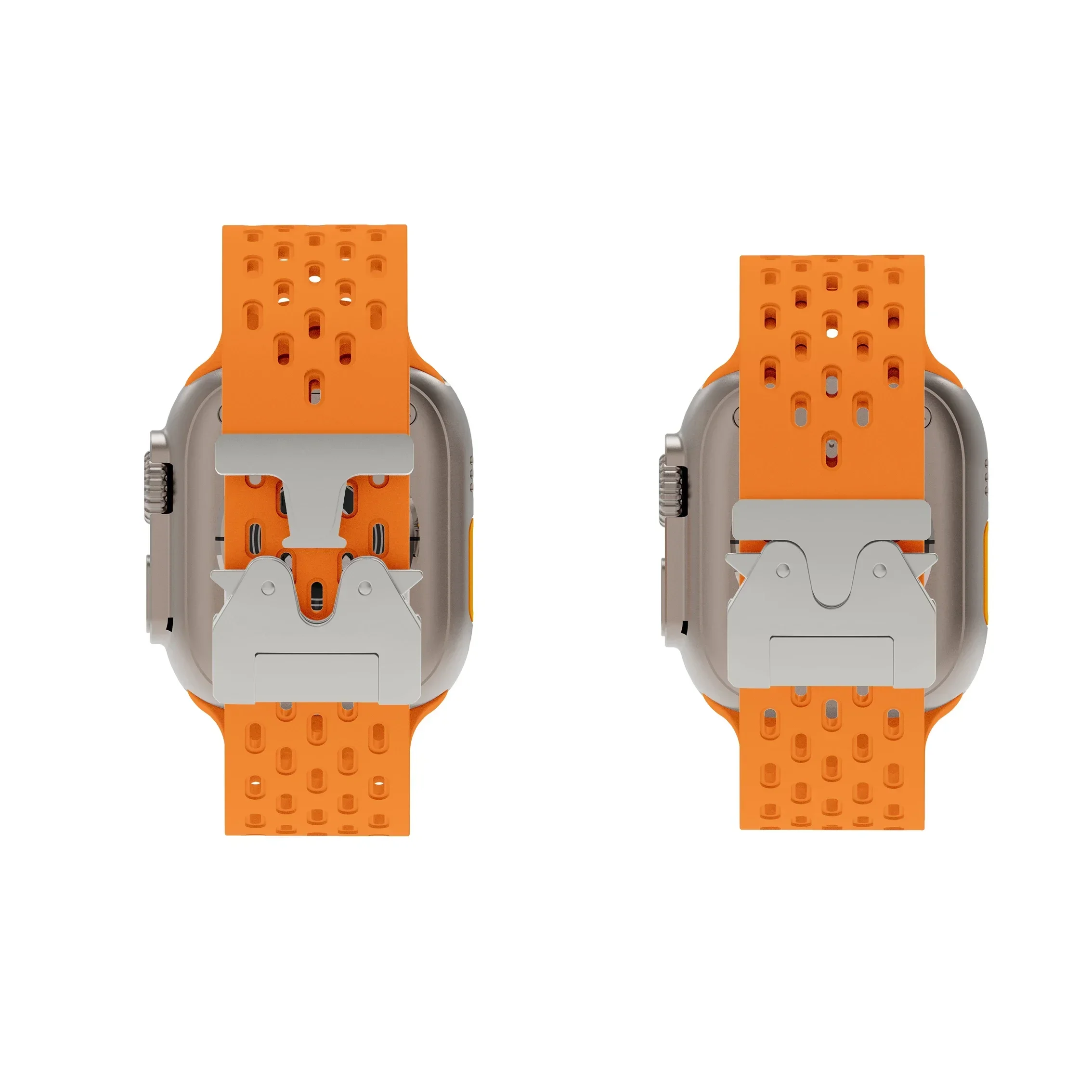حزام سيليكون للتنفس لساعة أبل باند 10 46 ملم 44 45 42 ملم كوريا لسلسلة IWatch 10 9 8 7 6 5 4 SE Ultra 2 49 ملم سوار