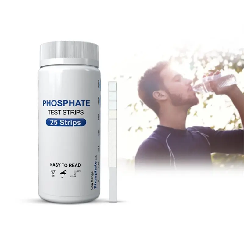 M11K-J2HA لشرائط اختبار جودة المياه لحمامات السباحة للكشف عن الفوسفات اختبار المعلمات المتعددة