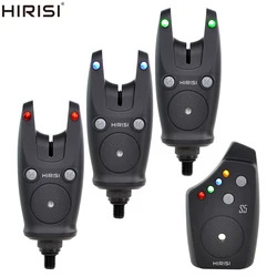 Hirisi Wireless Carp Fishing Alarm Set Waterproof, Fishing Bite Alarms Fishing Bite Indicator Fishing Accessories S5