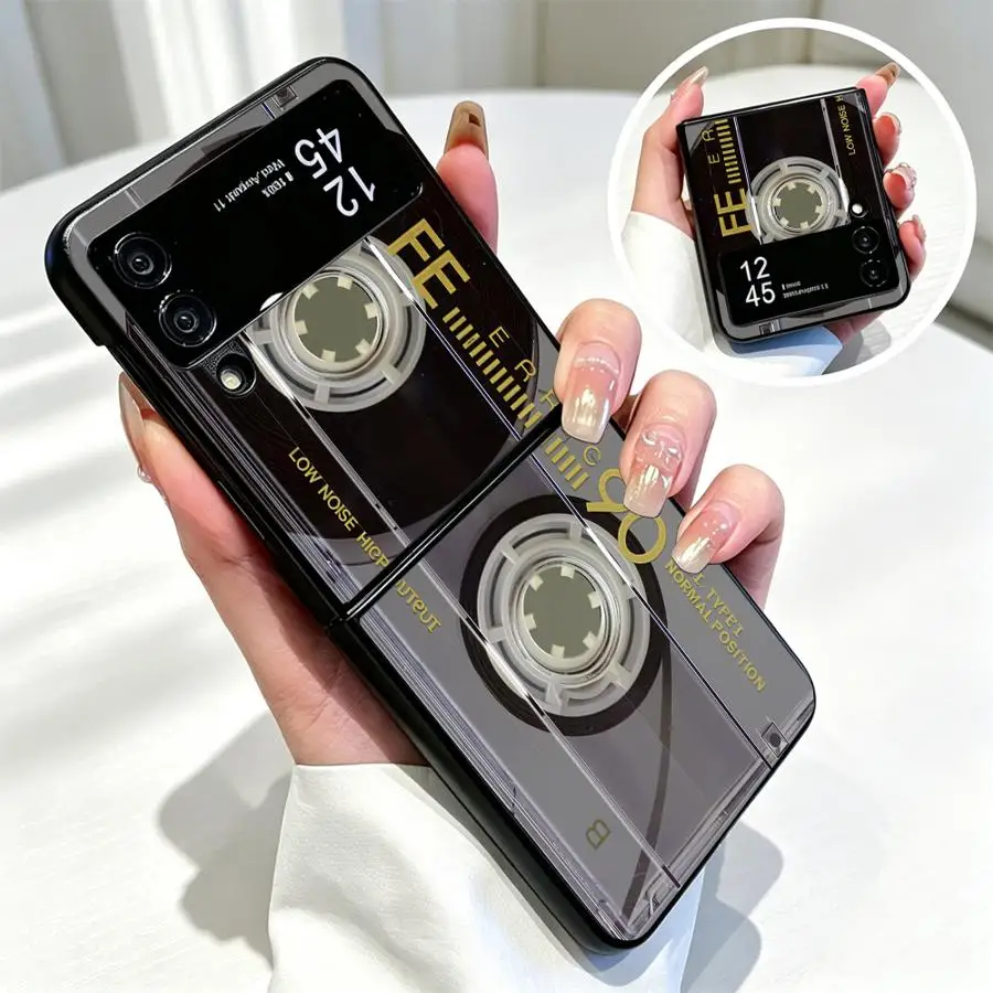 Case for Samsung Galaxy Z Flip 8 Flip5 Z Flip 7 6 5 4 3 Flip4 Flip3 Z Fold 8 7 6 5 4 3 Flip7 FE Flip6 Back Phone Cover Funda