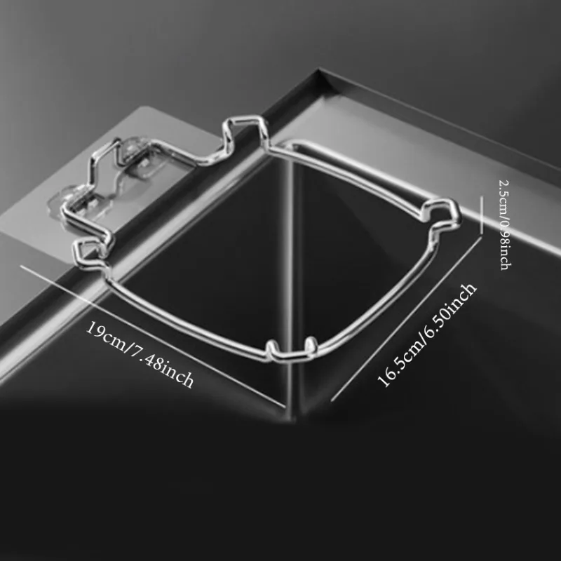Sink Filter Mesh Bag Stand Waste Garbage Net Shelf Sink Corner Mesh Strainer