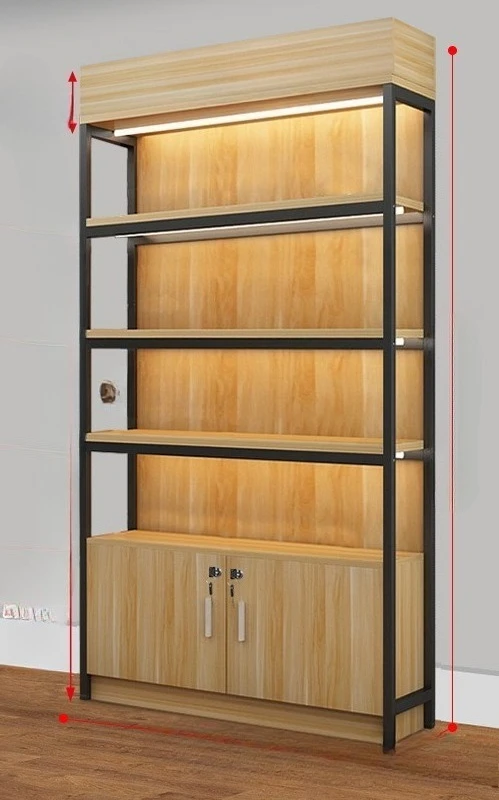 

Shelf Display Cabinet Display Cosmetics Shelf Product Samples Multi-layer Supermarket Pet Stationery Convenience Store