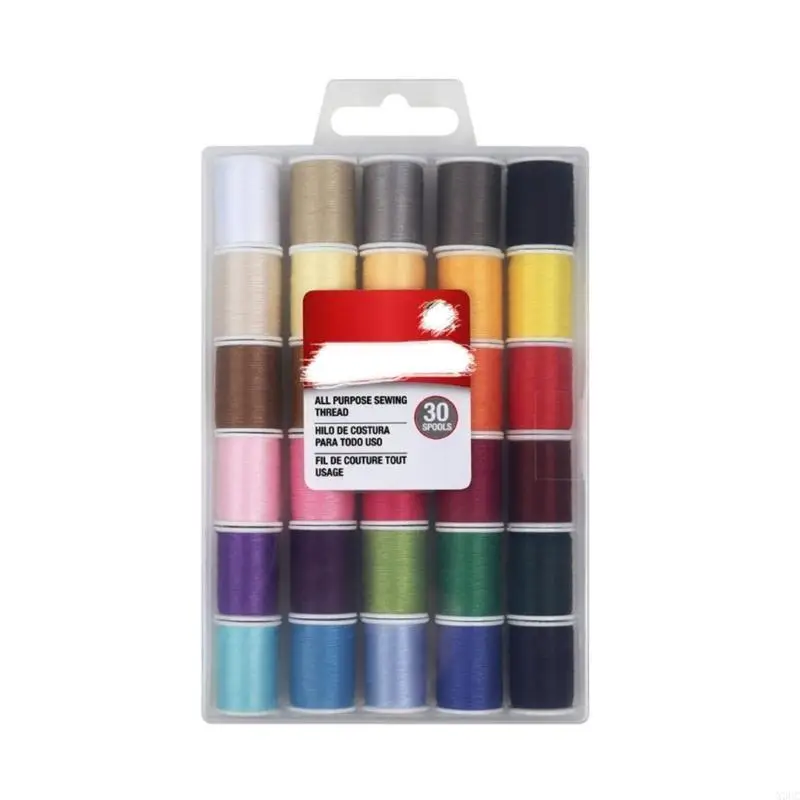 Farbiges Nähgarn, Polyester-Stickgarn für Handnähmaschine X3UC