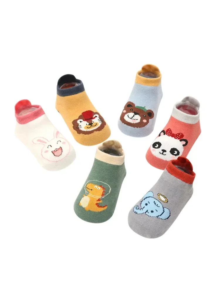 Chaussettes en coton pour bébé, motif animal de dessin animé mignon, confortables et respirantes, pour enfants, nouvelle collection