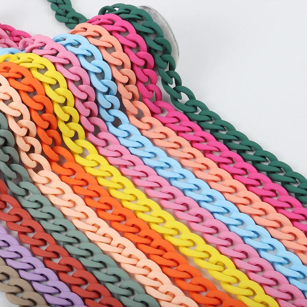 Fashion Matte Color Acrylic Sunglasses Chains For Women Men Reading Glasses Chains Eyewear Cord Holder Neck Chain Strap Lanyard