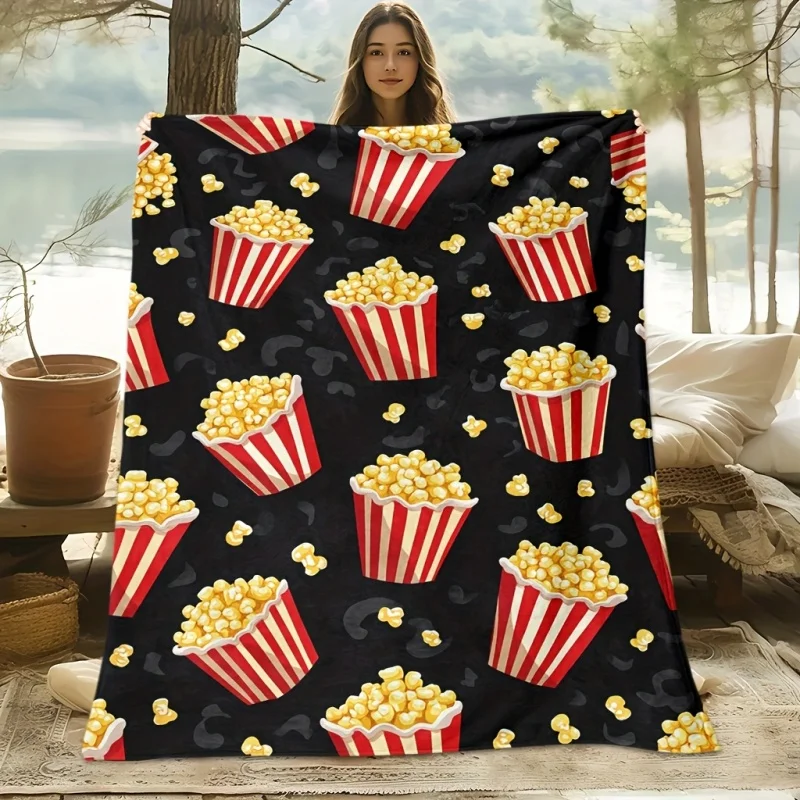 Newest Blanket Fresh Lemon Green Leaf Print Flannel Blanket Tropical Fruit Soft Cozy Sofa Bed Throw Blanket