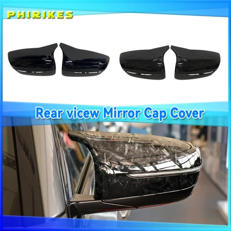 

LHD Carbon Fiber Exterior Side Rearview Mirror Cover Trim For BMW 3/5/6/7/8-Series G11 G12 G14 G15 G16 G20 G21 G30 G31 2019 2020