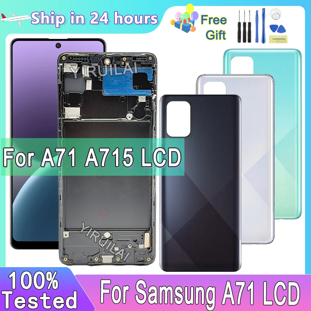 

TFT For Samsung Galaxy A71 A715 Display Touch Screen Digitizer Assembly for Samsung A715F SM-A715F/DS LCD Replacement Parts