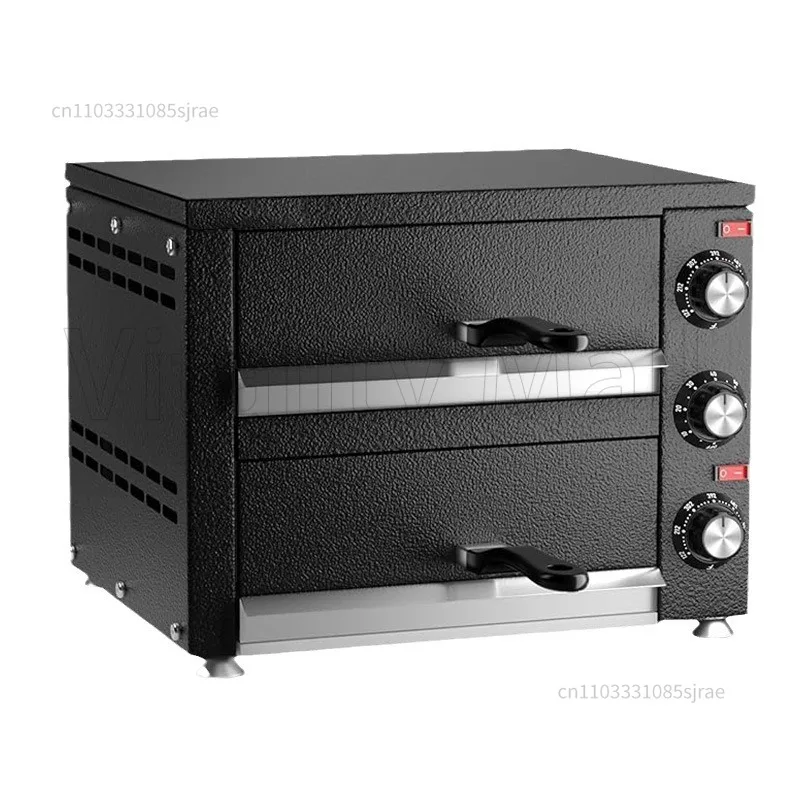 

Commercial Double Pizza Oven Electric Oven Large Capacity Private Bakery Cake Bread Single Layer Pizza Oven