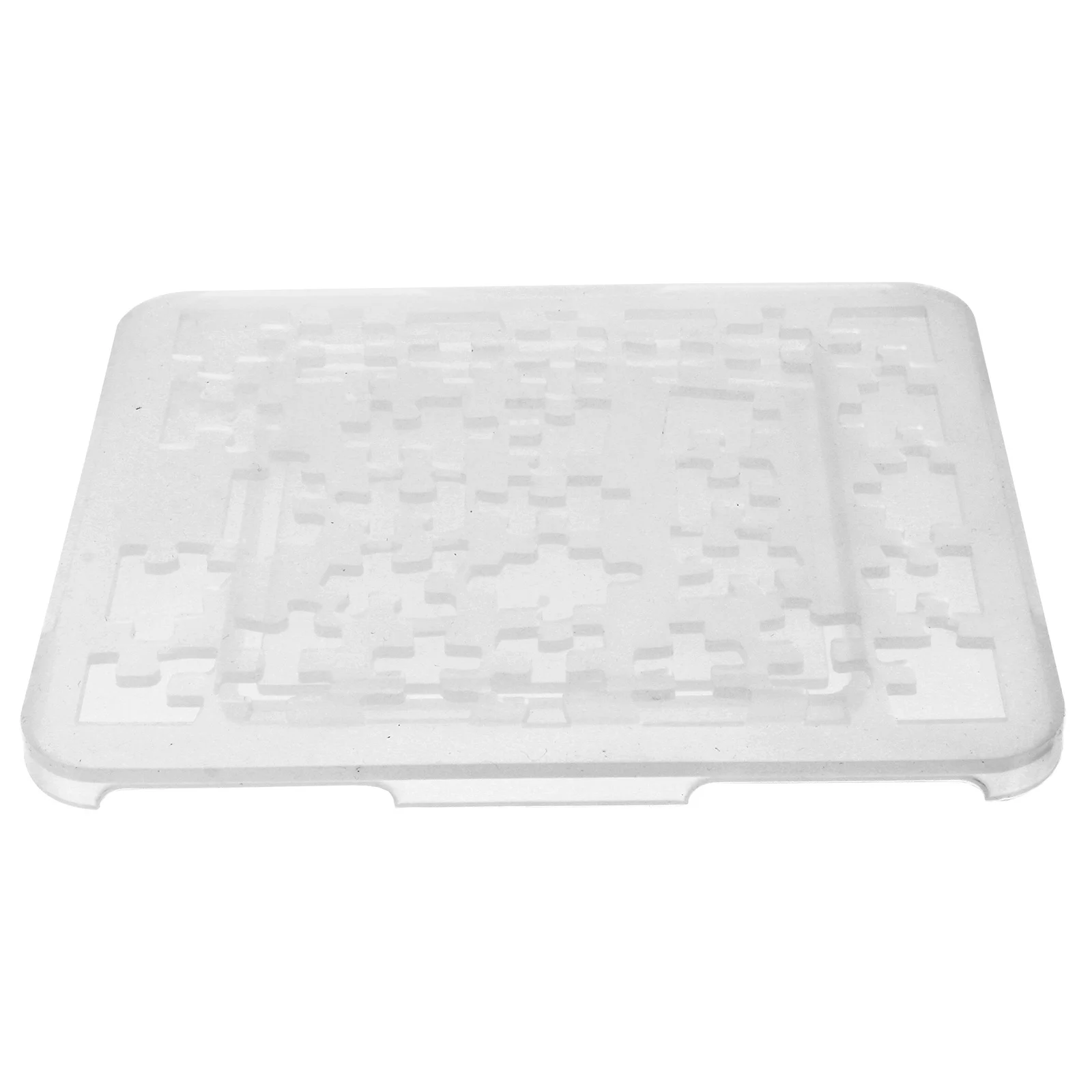 قالب ألغاز هندسي من السيليكون مرن وقابل لإعادة الاستخدام وغير لاصق وسهل التشكيل للحرف اليدوية المصنوعة من الكريستال الإيبوكسي والسيليكون #4