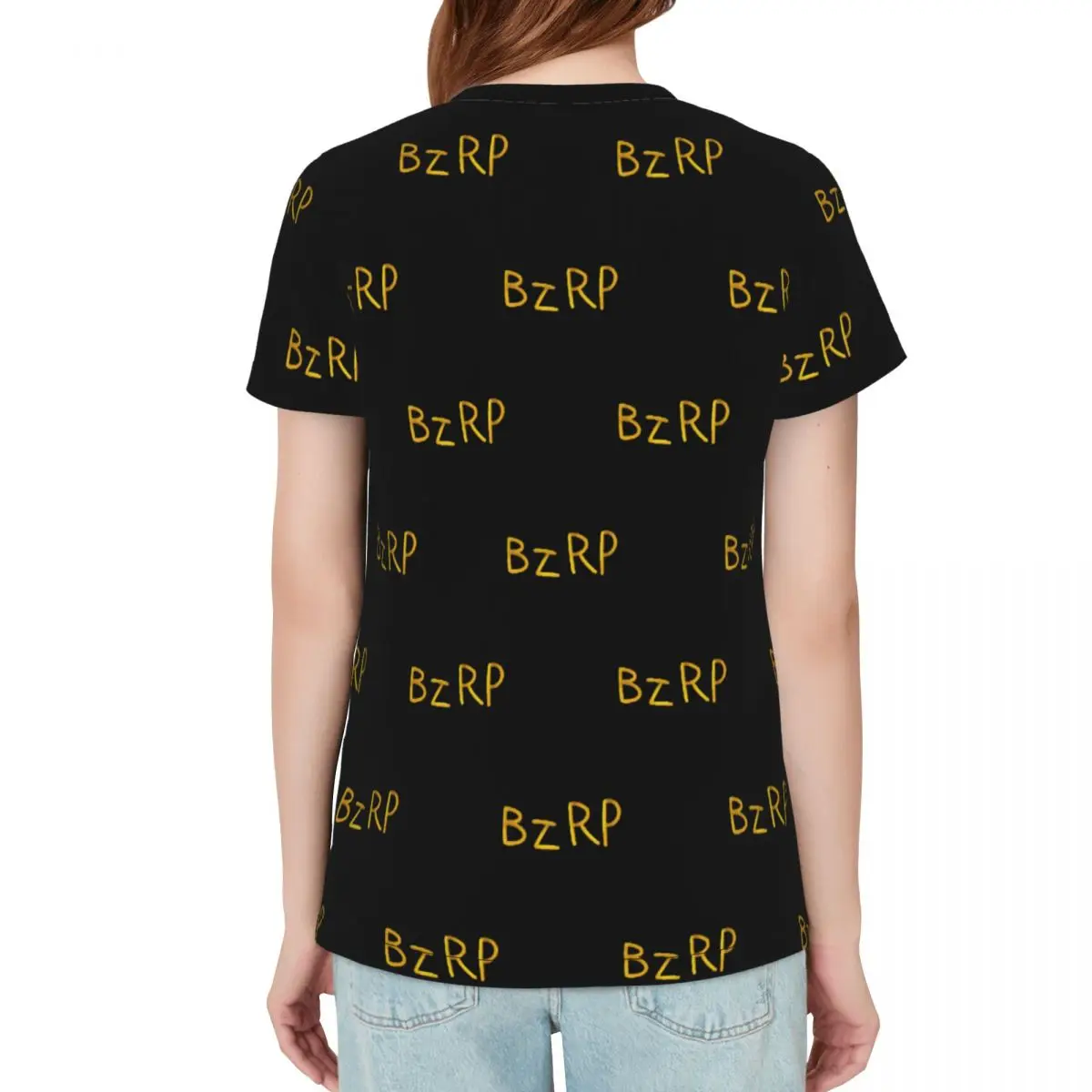 Bizarrap Cap (BZRP) T-Shirt Women Short Sleeve T Shirts Round Neck Clothes Cotton Summer Tees Streetwear view 2