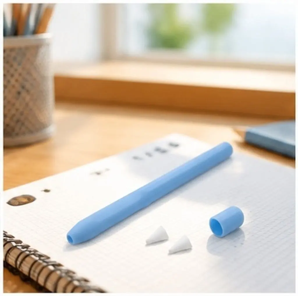 Stylus Pen Protective Sleeve Silicone Premium Anti-Fall Non-Slip Carrot Shape Case Compatible with Apple Pencil 2